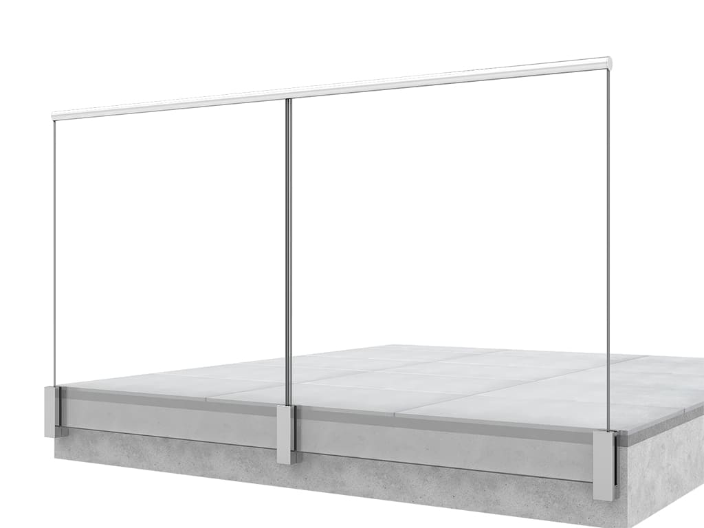 Main courante RP-1400 garde corps terrasse GLASSFIT CC-791